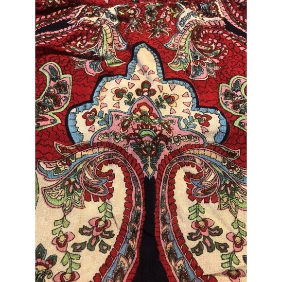 Altar'd State Peplum Top Women's Small Boho Paisley Print Multicolor Festival - Picture 7 of 8